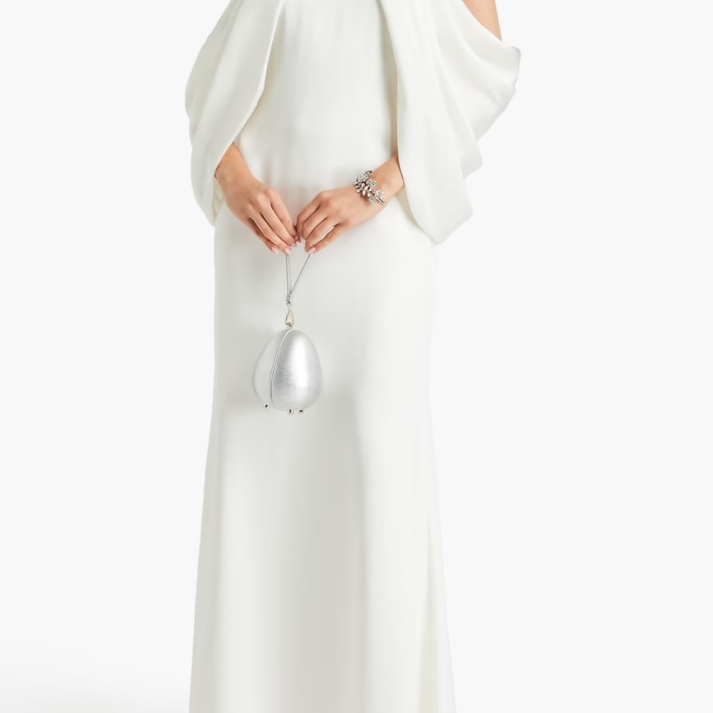 Badgley Mishka high neck satin dress